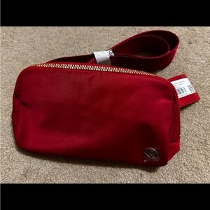 lululemon athletica Dark Red Belt Bag
